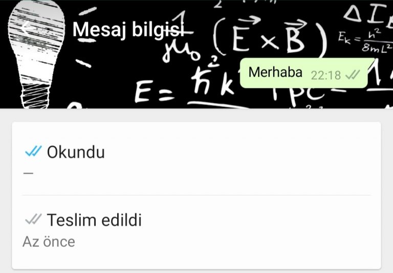 WhatsApp’ta okundu bilgisi nasıl kapatılır?